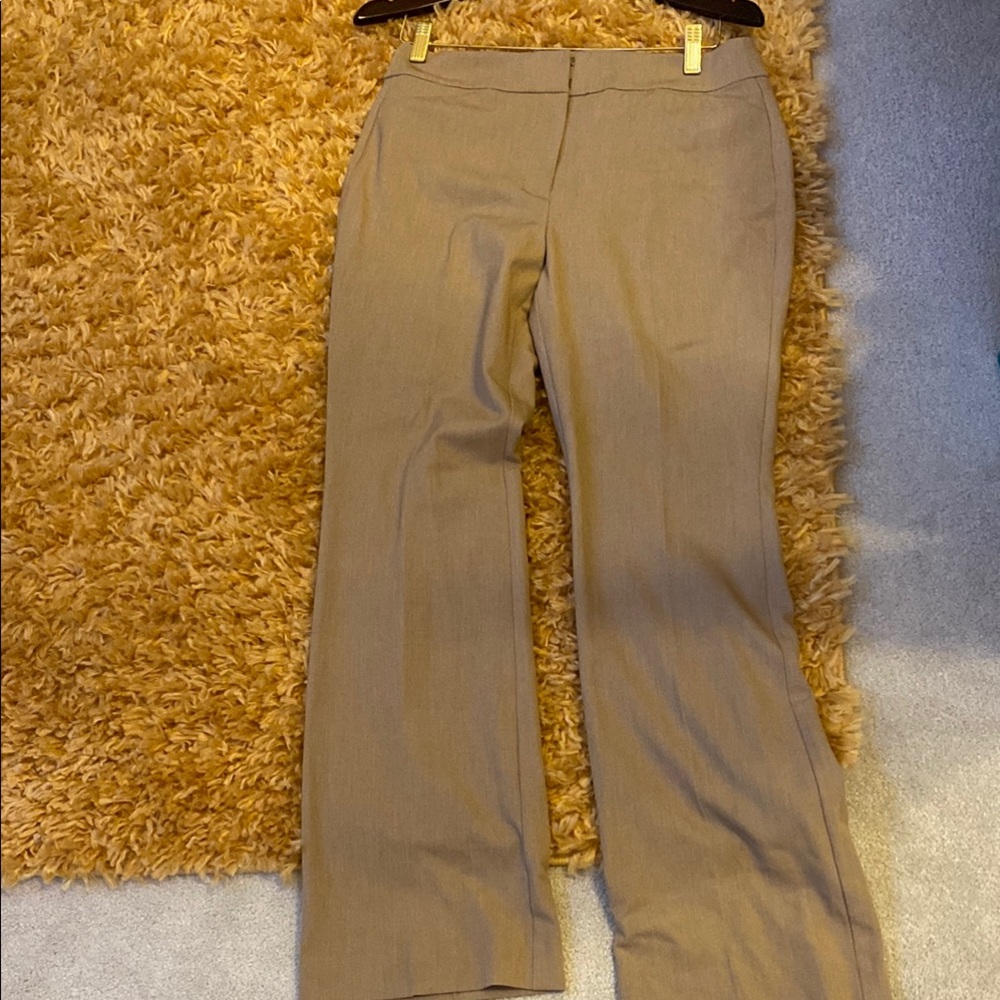 Women’s tan stretch boot cut pants